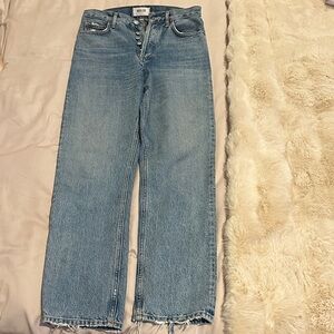 Agolde Light Blue Button-Fly Jeans
